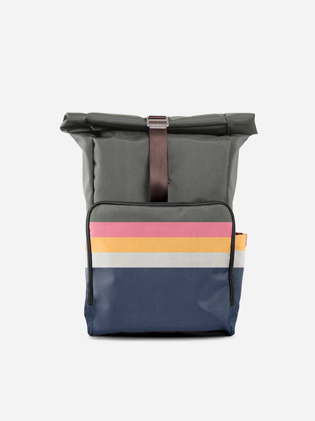 Morral de Viaje Rolltop 30L Arcoíris Verde