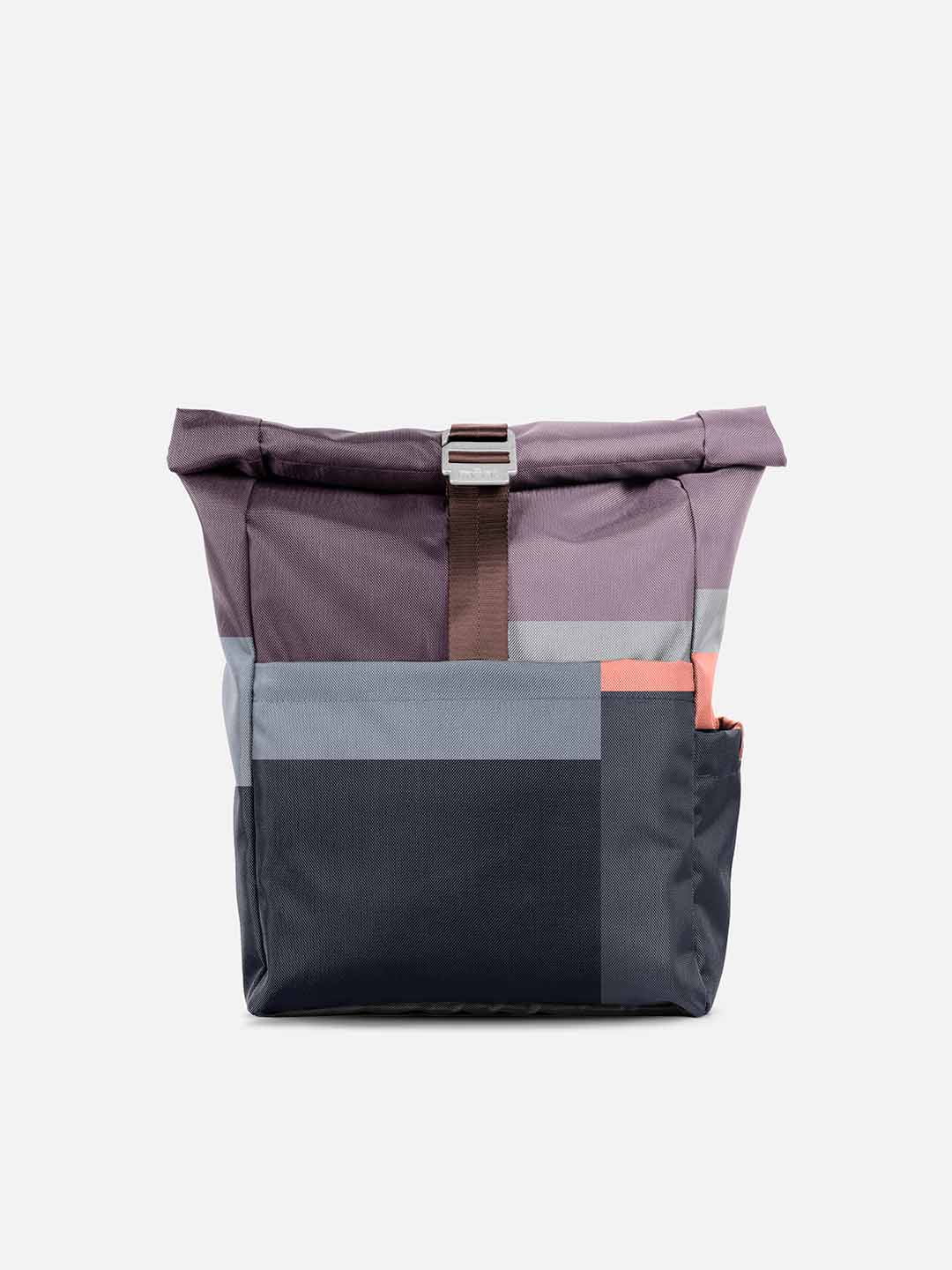 Morral mediano Rolltop 24L Bloques Invierno