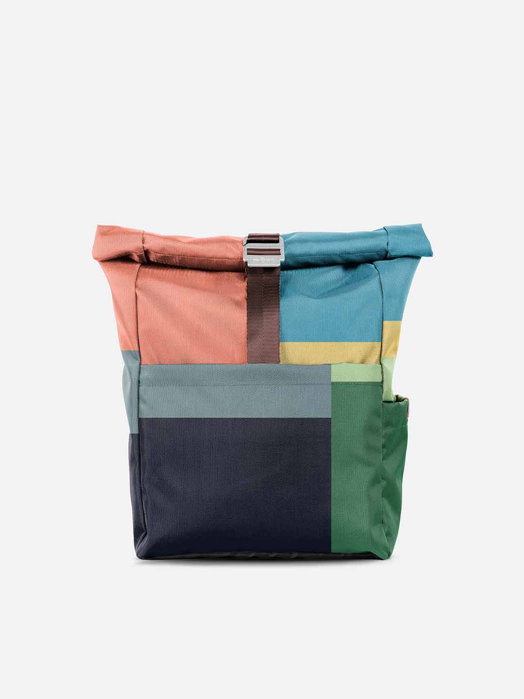 Morral mediano Rolltop 24L Bloques Primavera