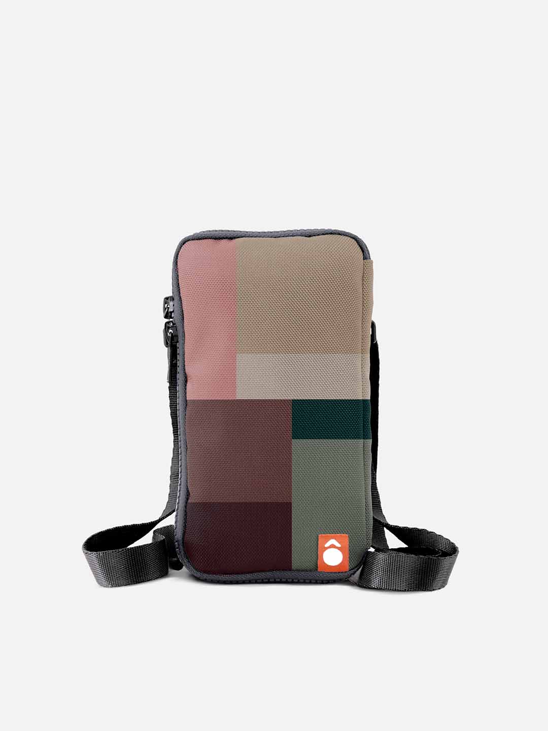 Bolso Pequeño Manos Libres Bloques Otoño