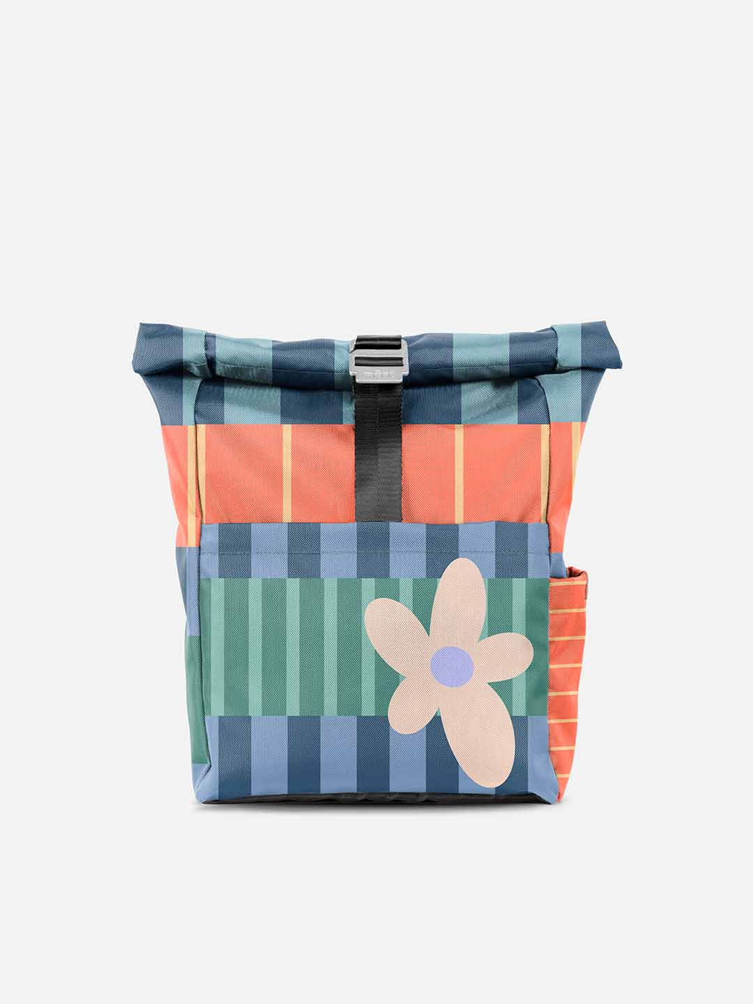 Morral mediano Rolltop 24L Flor