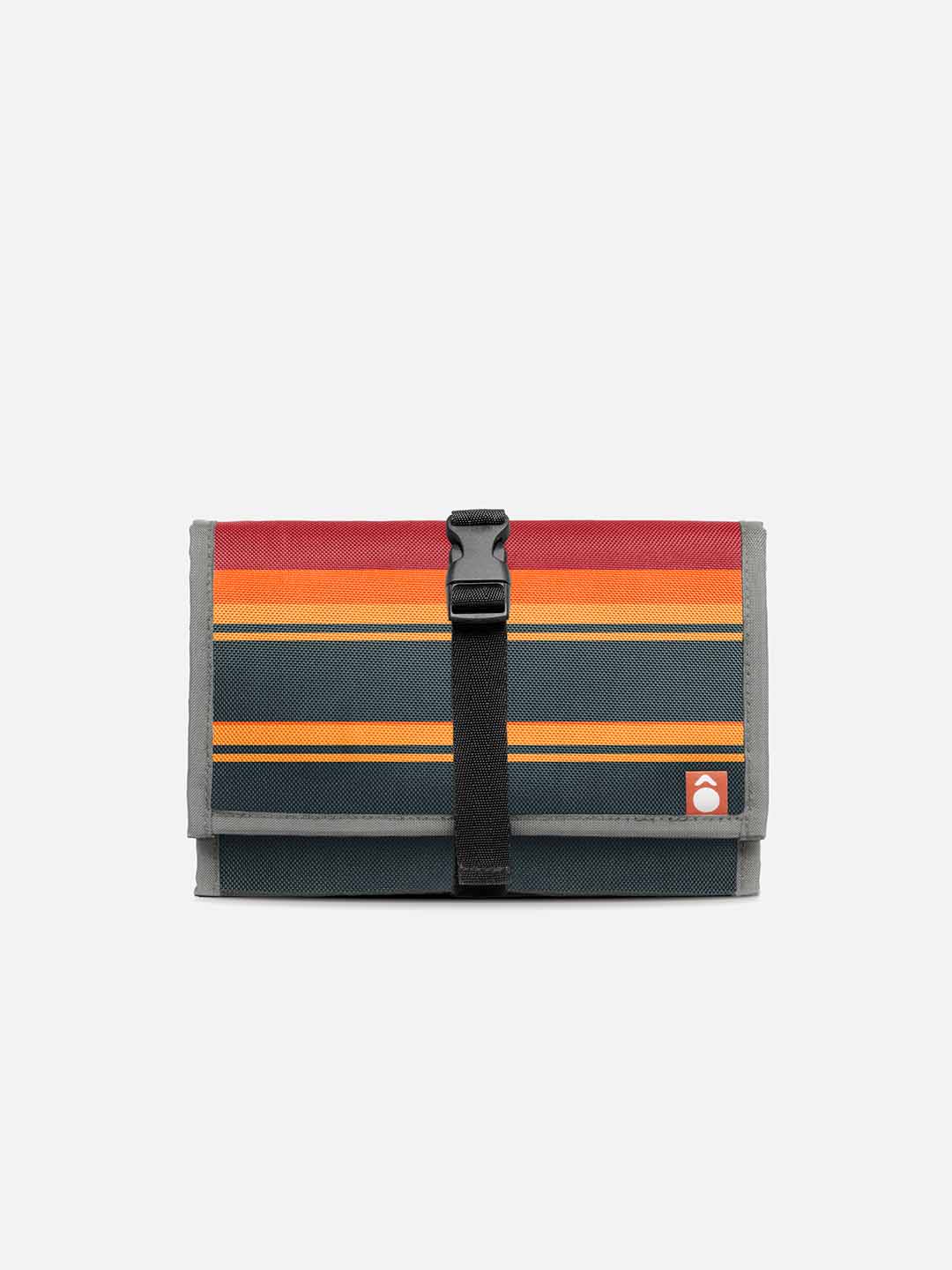 Organizador de Cables y Gadgets rayas naranja