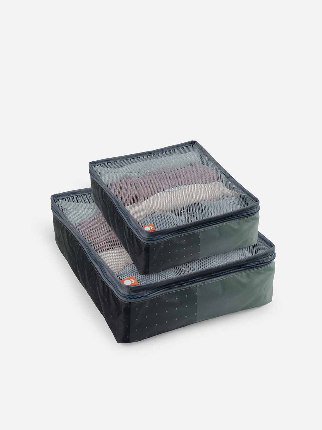 Set Organizador Ropa Puntos Turquesa